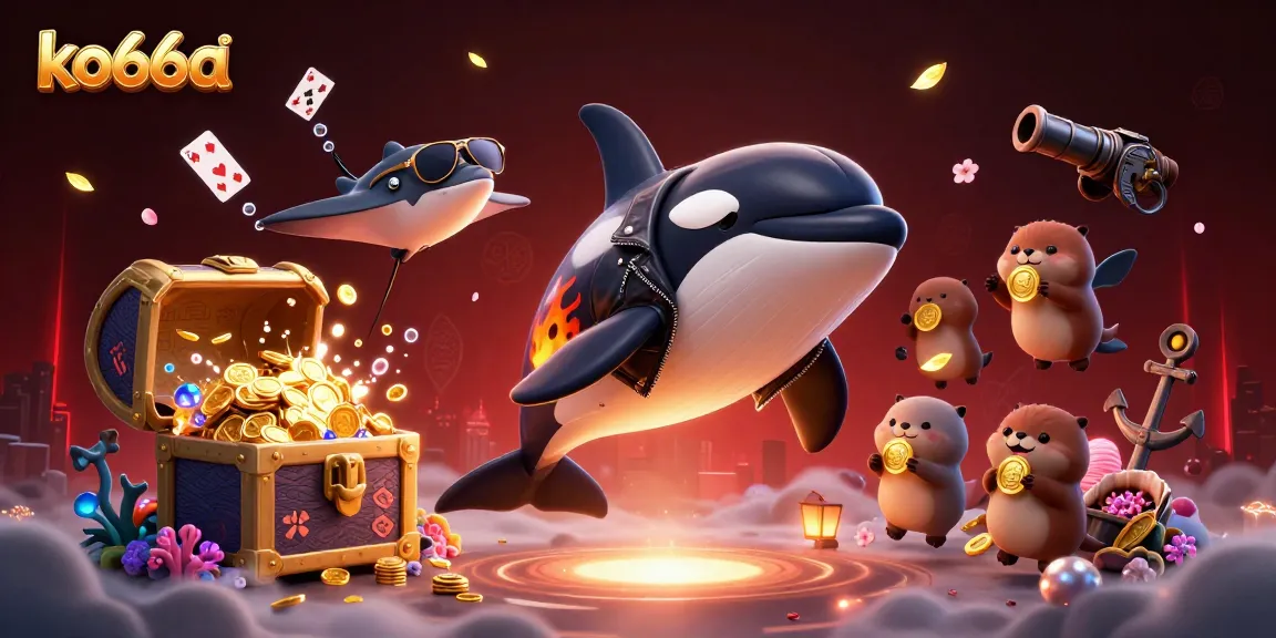 Experience thrilling gaming at ko66a with sea creatures and exciting casino elements diving into fun.