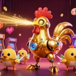 Experience the excitement of officiële KinBet with vibrant 3D gaming elements and characters in action.
