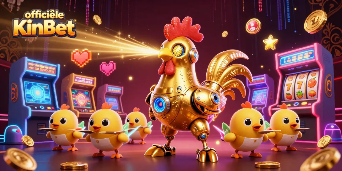 Experience the excitement of officiële KinBet with vibrant 3D gaming elements and characters in action.